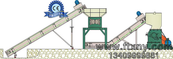 撕碎機(jī)布局 撕碎機(jī)布局